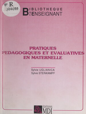cover image of Pratiques pédagogiques et évaluatives en maternelle